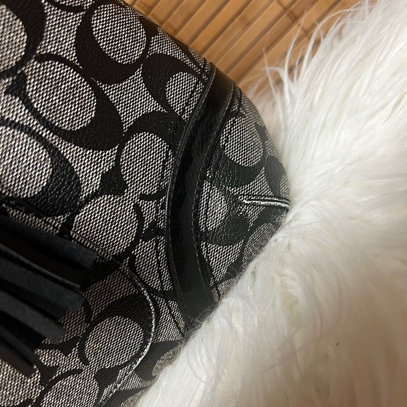 Coach Peyton Shopper Carryall (F18923) Bk/Gr - Picture 5 of 16